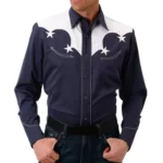 Spring-Men-Western-Printed-Long-Sleeve-Shirts-Casual-Loose-Slim-T-shirt-Button-Down-Dress-Shirt