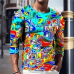 3D-Optical-Gradient-Print-Spring-Autumn-Y2K-Men-s-Clothing-Outdoor-Casual-O-Neck-Long-Sleeve